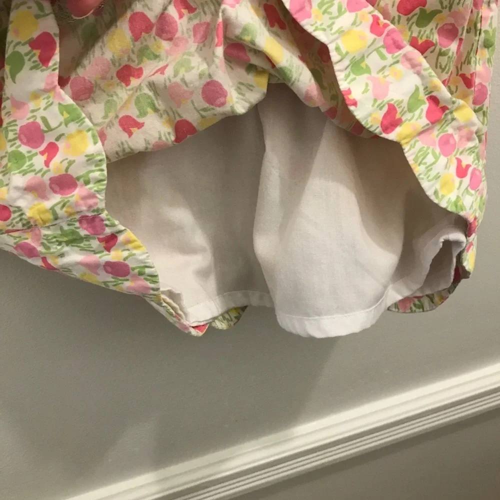 Vintage Lilly Pulitzer Girls Dress Tulip Print 4